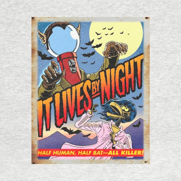 Mystery Science Rusty Barn Sign 3000 - It Lives By Night by Starbase79